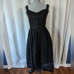 NWT collectif Jemima polka dot swing dress